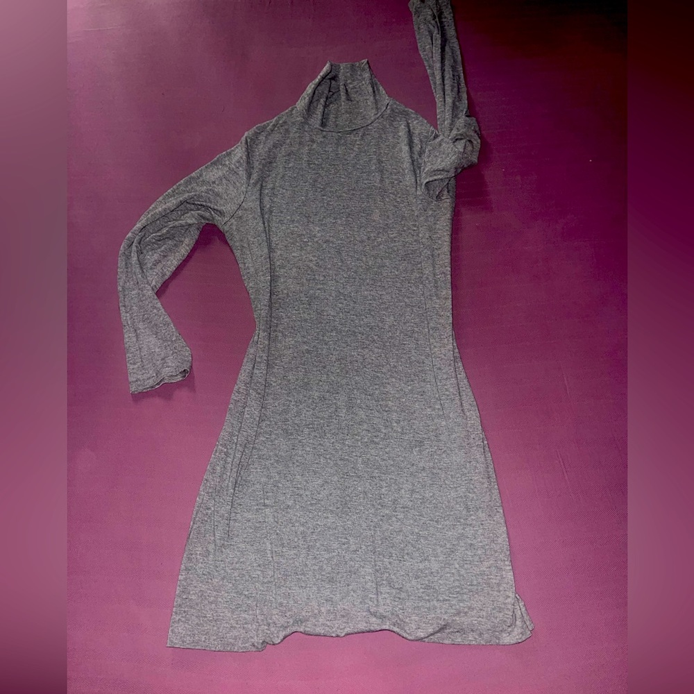 J.Crew Gray Turtle Neck Sweater Dress XXL